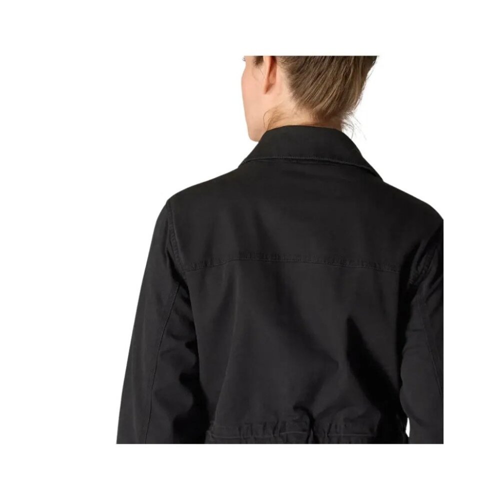 Carhartt Women's TENCEL Fiber Series Relaxed Fit Canvas Coat, Black - Picture 4 of 4